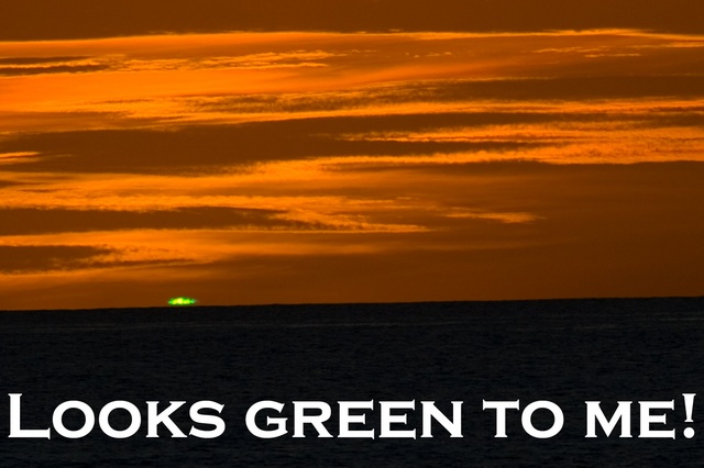 Green Flash Sunset